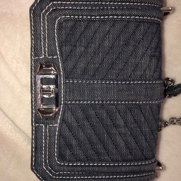 Rebecca Minkoff Chevron Quilted Love Crossbody - Picture 1 of 7